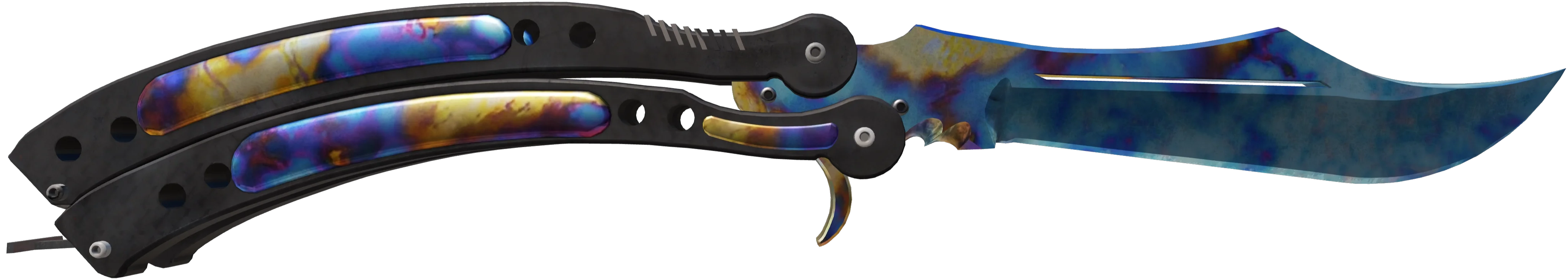 Butterfly Knife Case Hardened Blue Gem Pattern