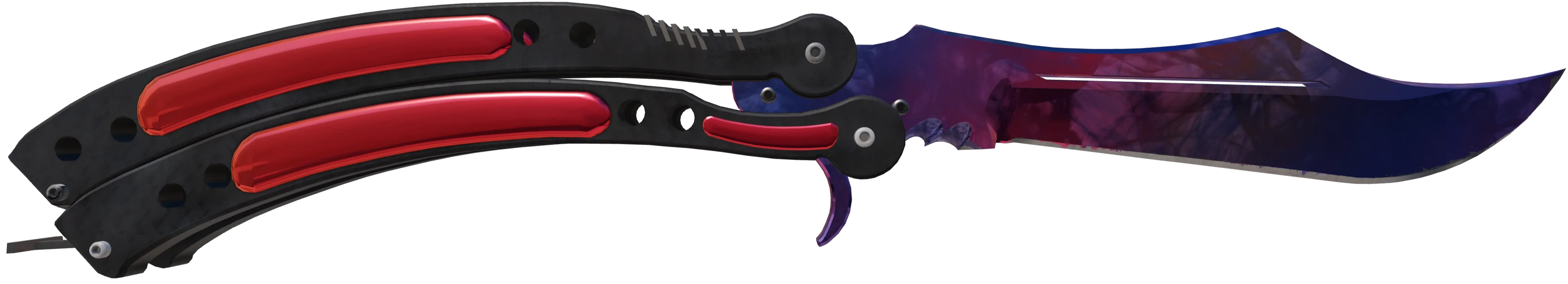 Butterfly Doppler Phase 1 Max Blue Tip Pattern #990