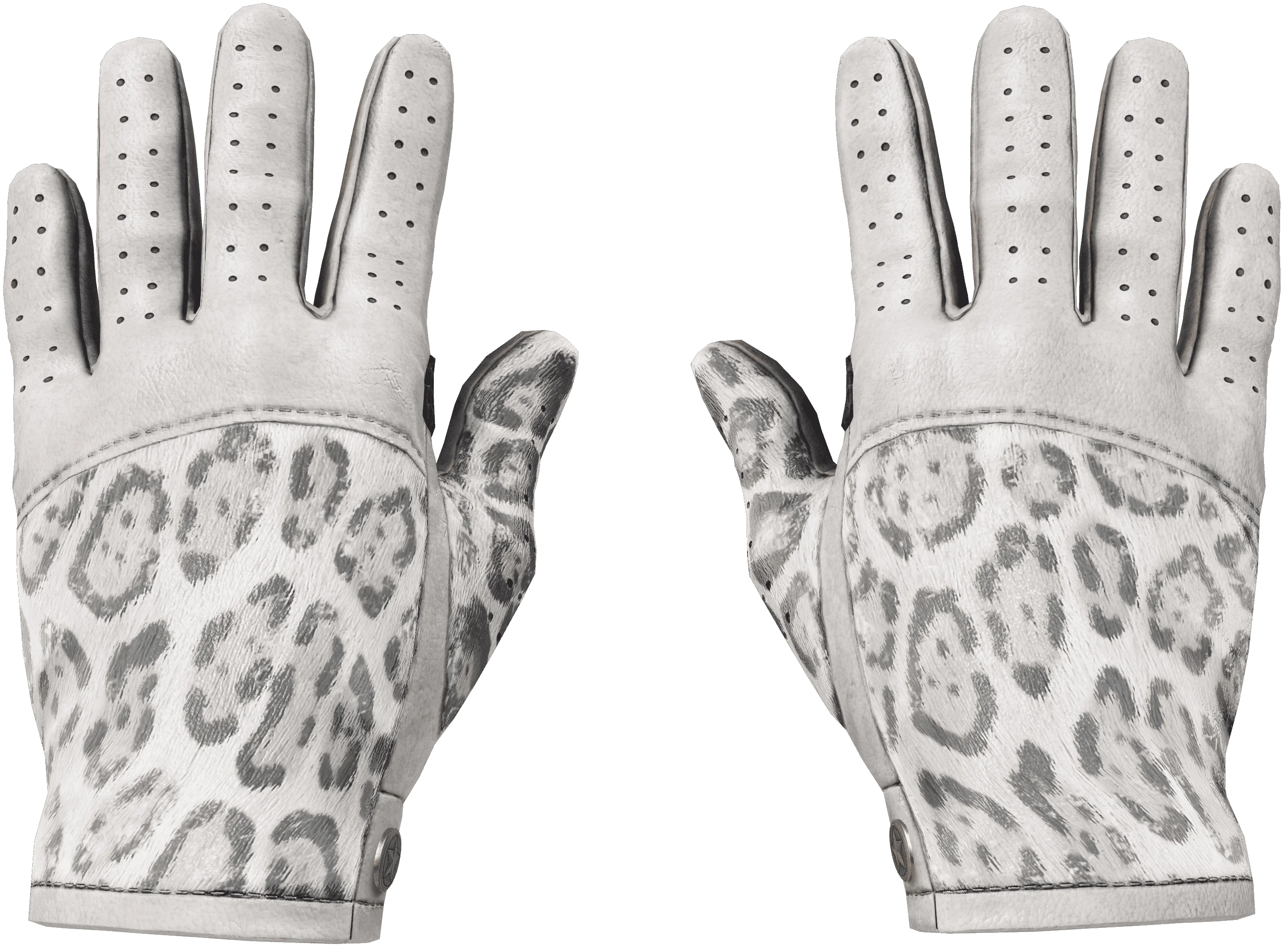 Driver Gloves Snow Leopard Pattern
