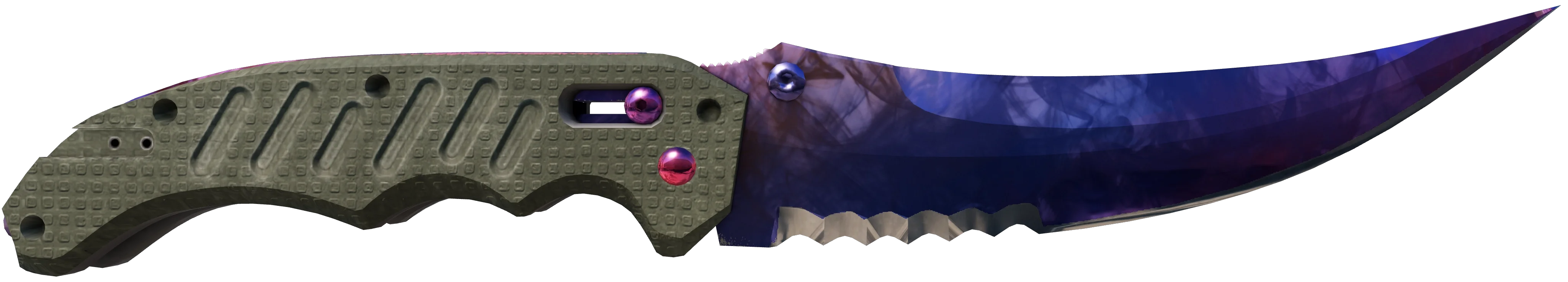 Flip Knife Doppler Phase 1 Fake Black Pearl Pattern