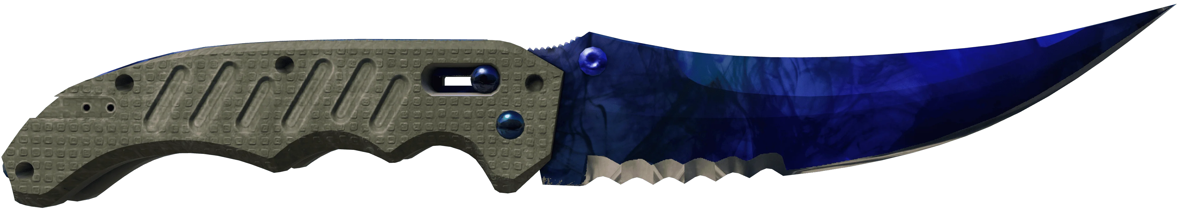 Flip Knife Doppler Phase 3 Max Blue Pattern