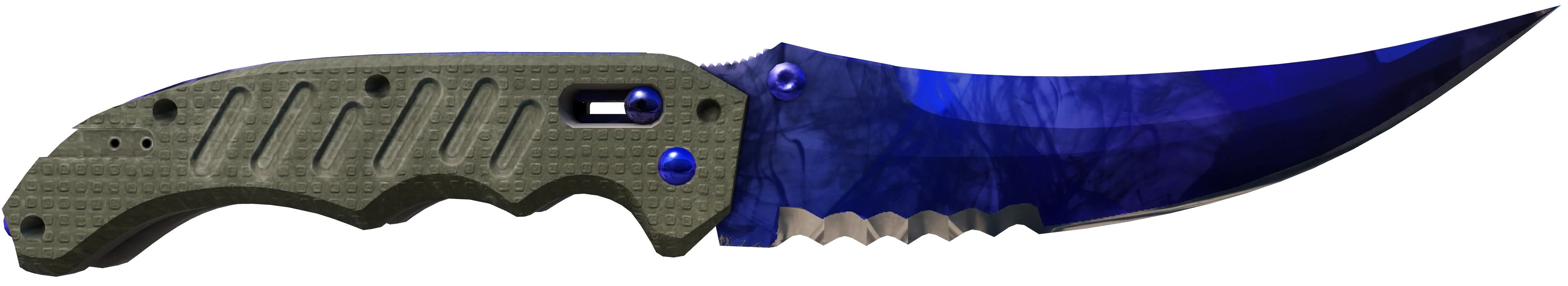 Flip Knife Doppler Phase 4 Max Blue Pattern