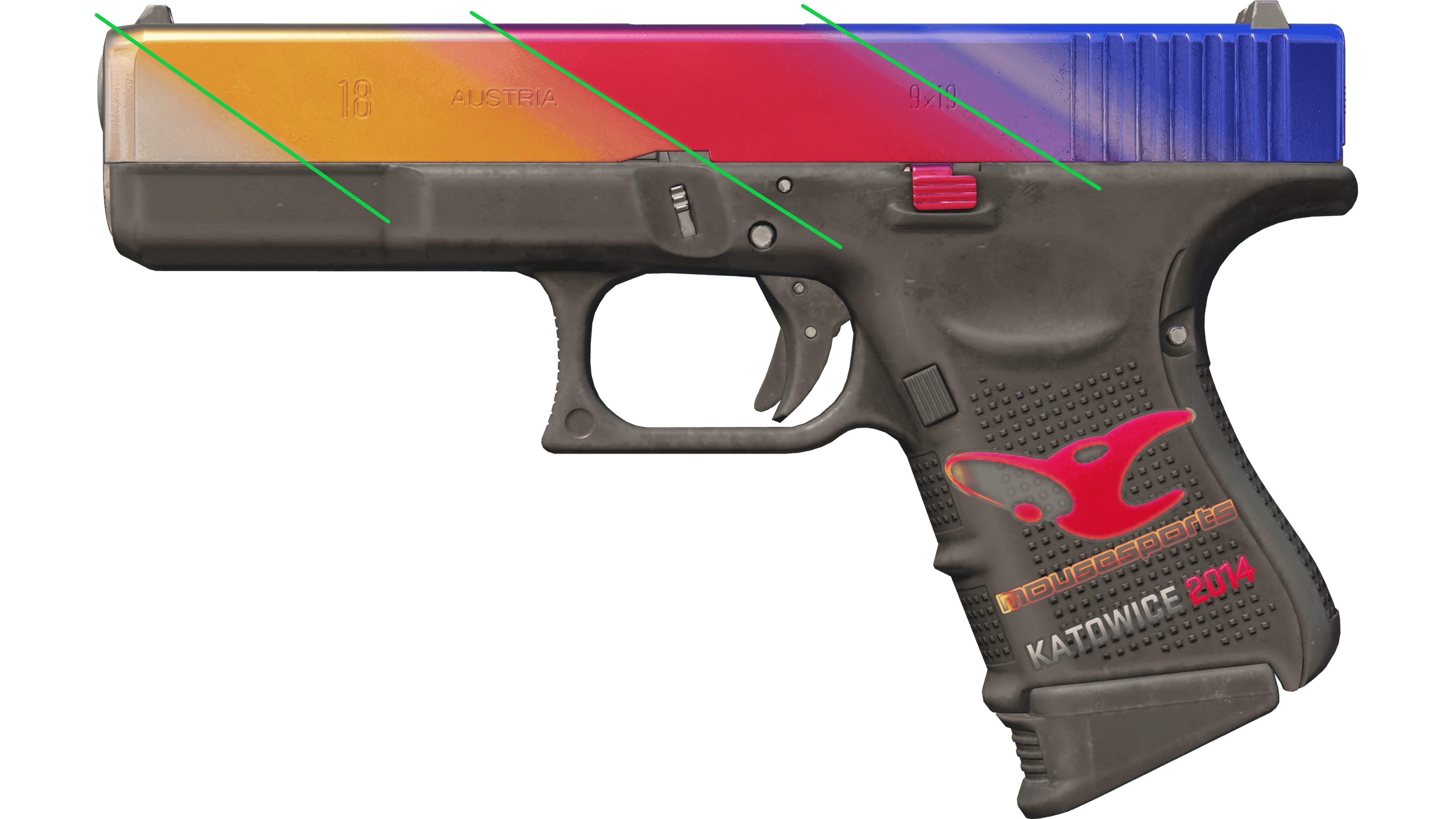 Higher Float Glock Fade