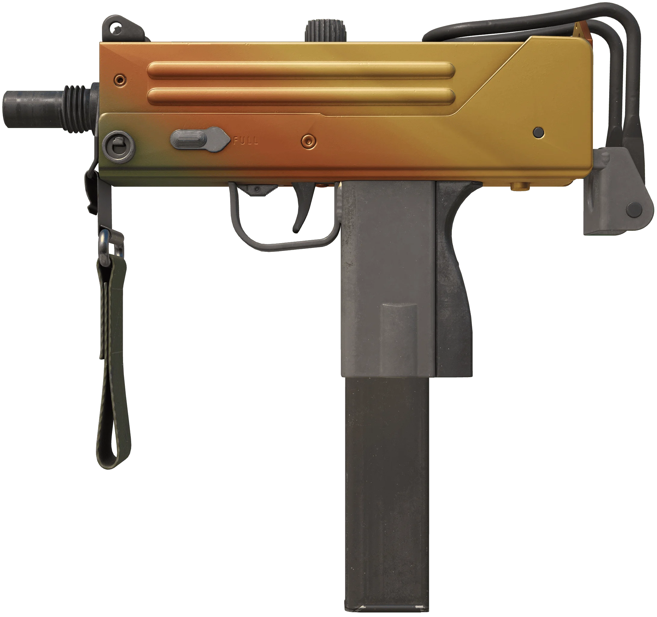 MAC-10 Amber Fade 95%