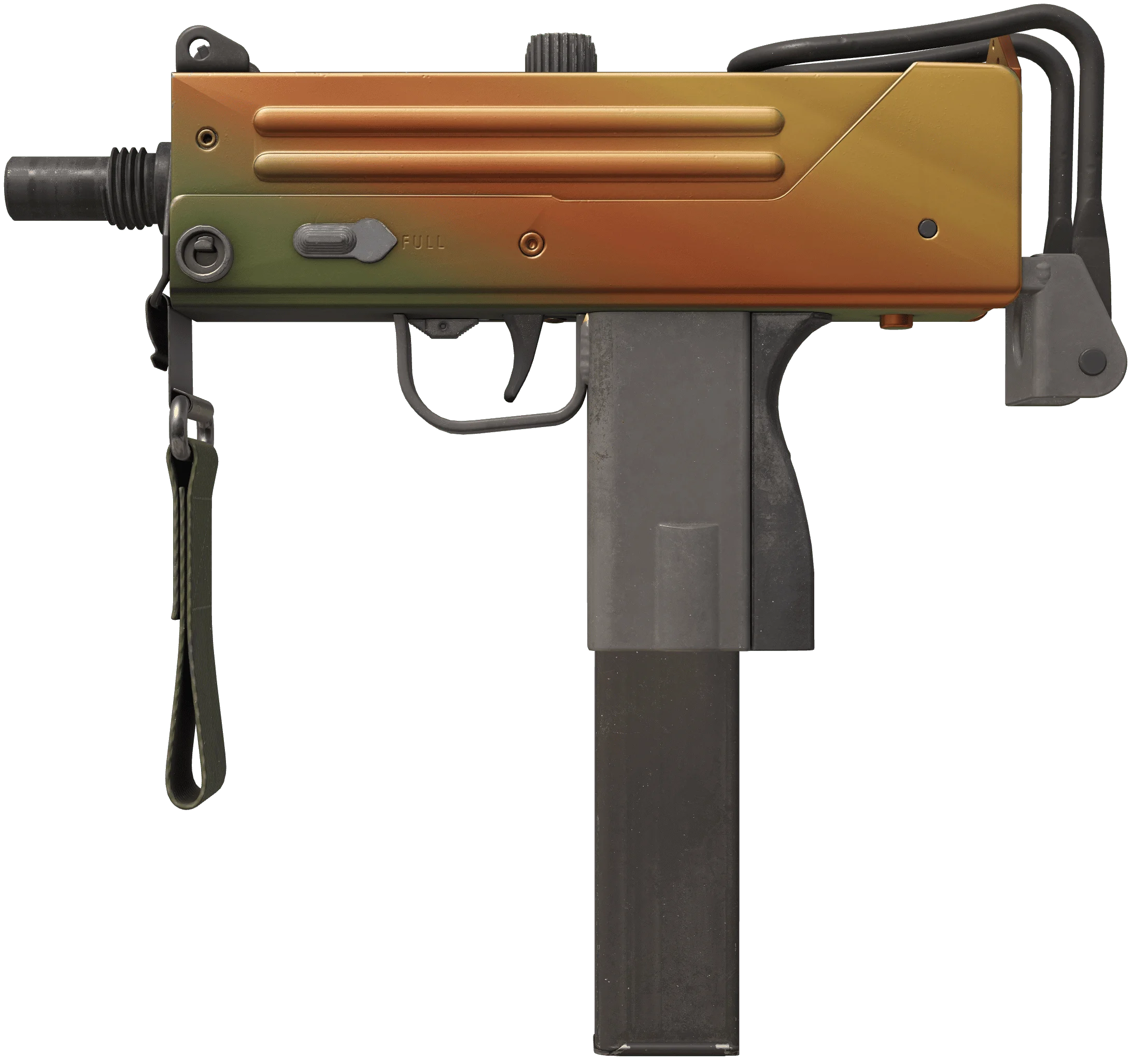 MAC-10 Amber Fade 80%