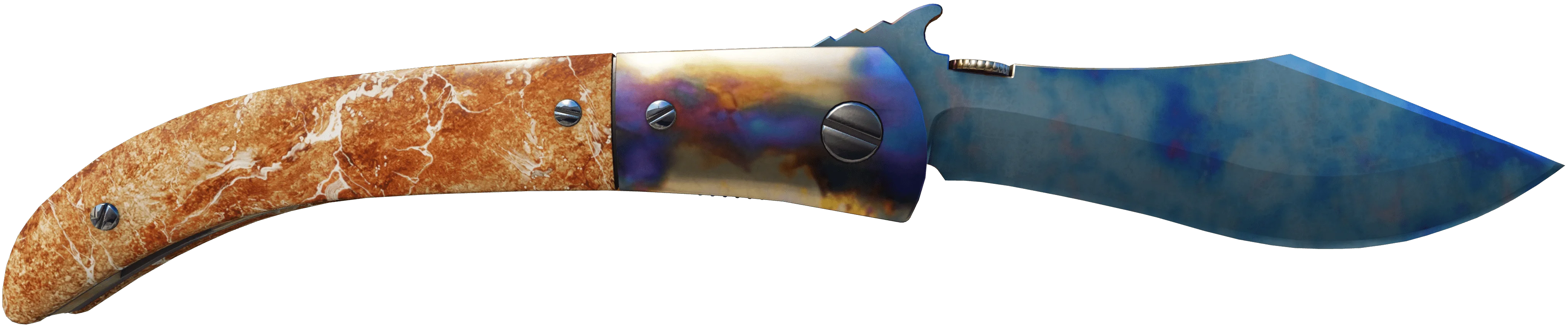 Navaja Knife Case Hardened Blue Gem Pattern