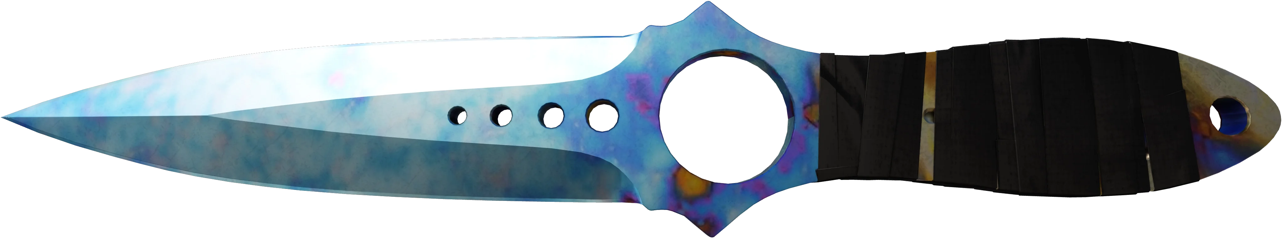 Skeleton Knife Case Hardened Blue Gem Pattern
