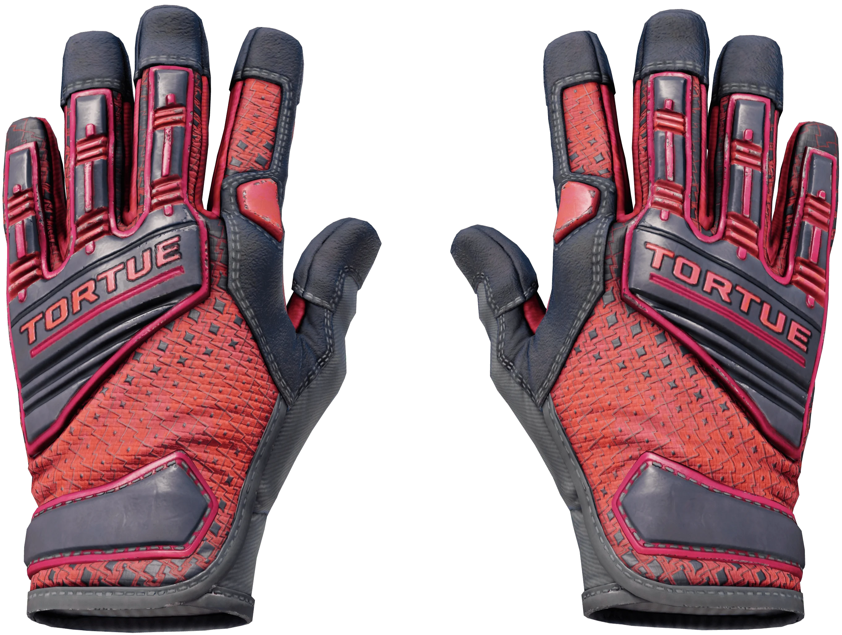 Specialist Gloves Crimson Kimono Pattern