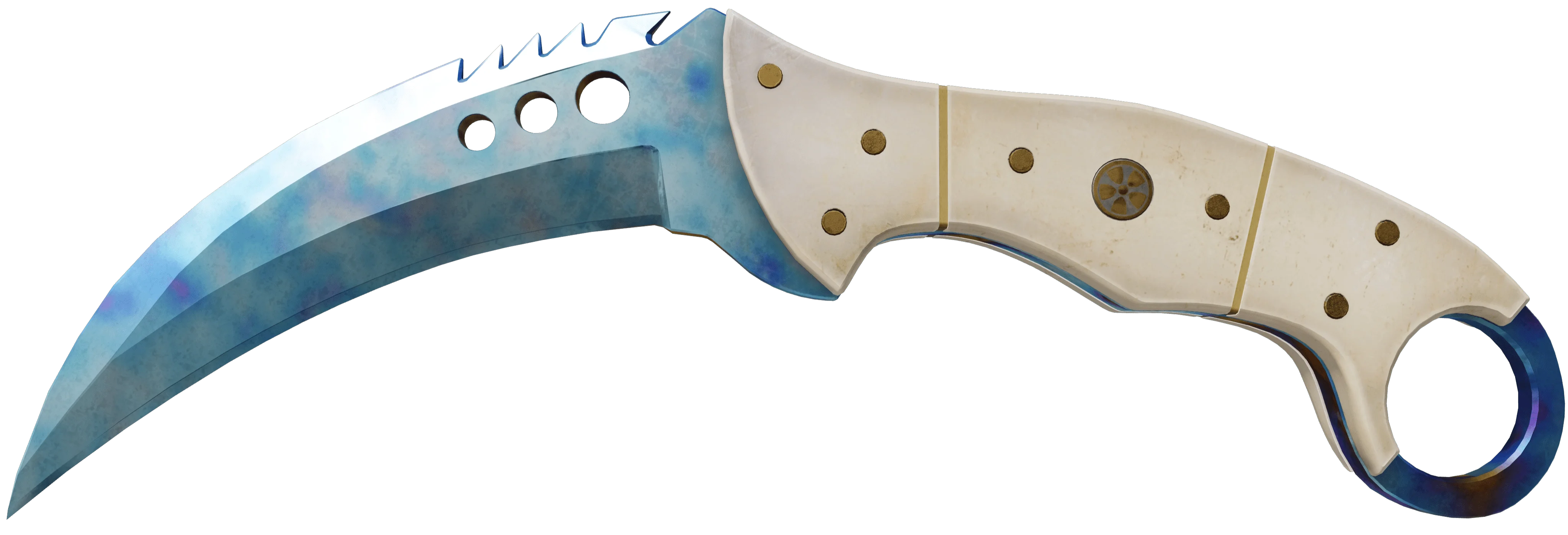Talon Knife Case Hardened Blue Gem Pattern